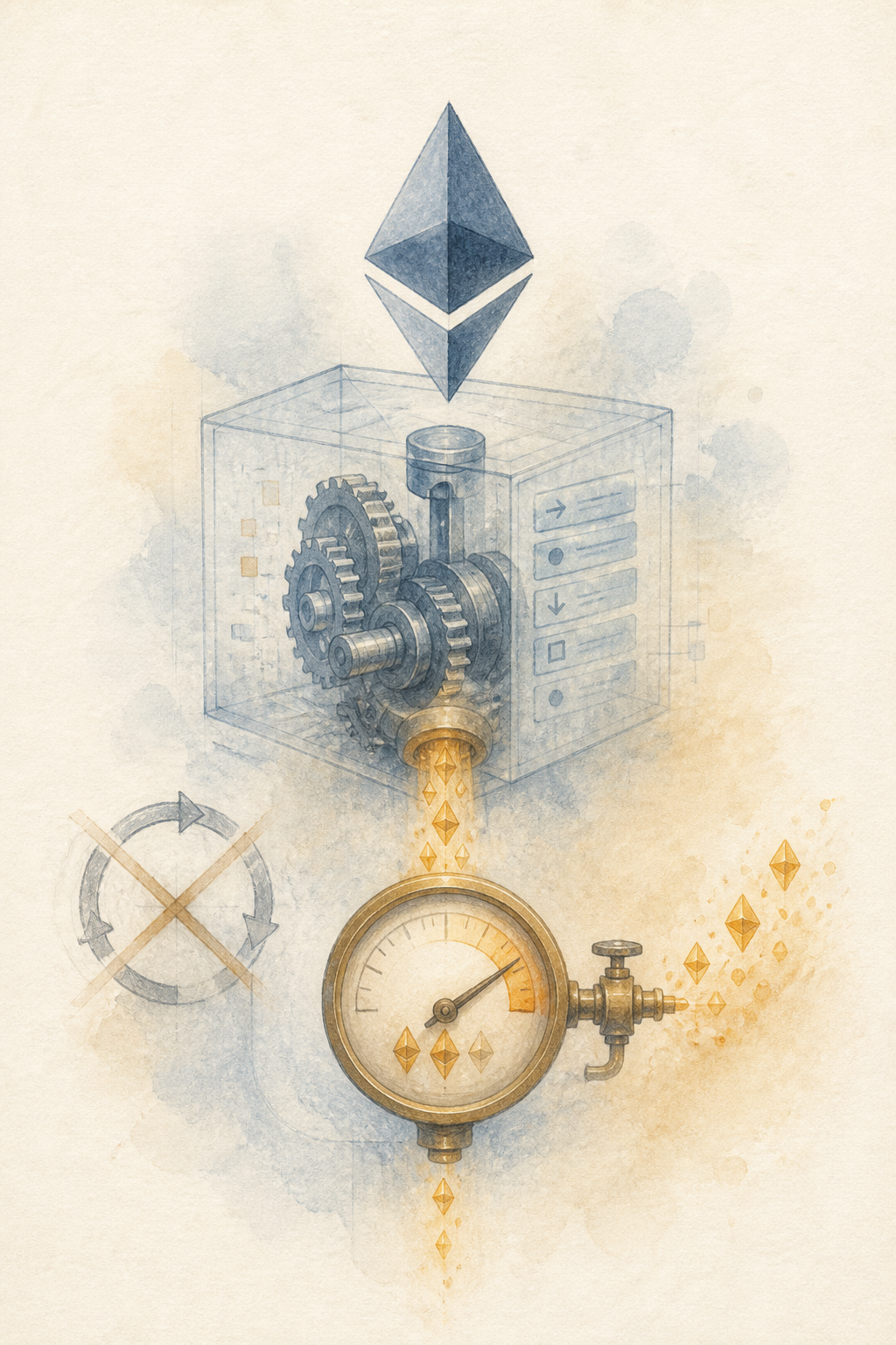 A measured gas meter limiting the computational work of Ethereum